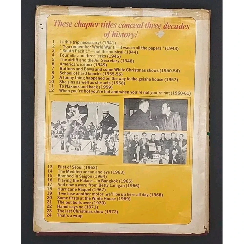 The Last Christmas Show By Bob Hope Hardcover Book**SEE DAMAGE NOTES,CUT PHOTOS*